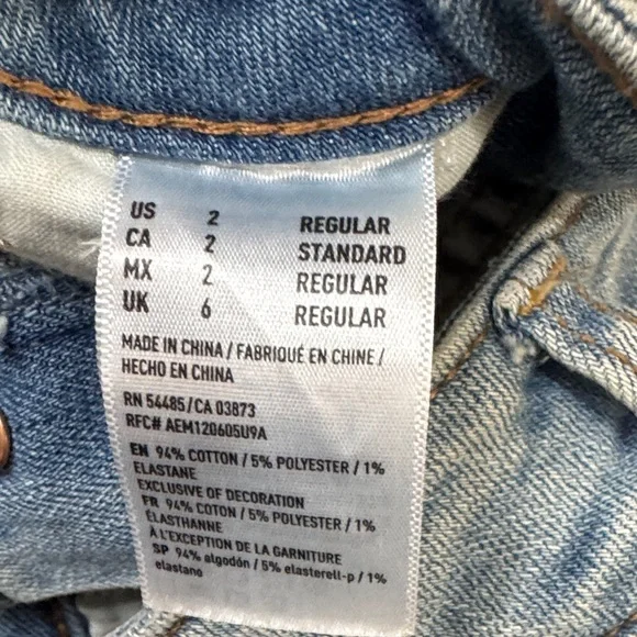 American Eagle Jean Button-Up Skirt - Picture 3 of 4